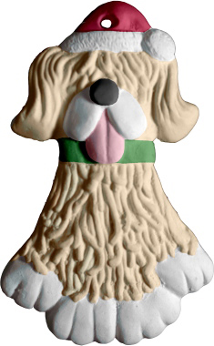 Shaggy Dog Ornament