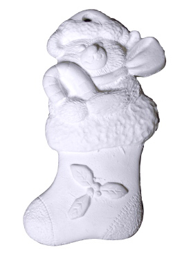 Bear in Stocking Ornament