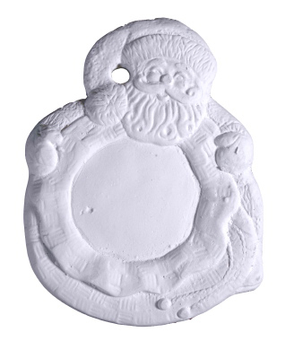 Santa Picture Frame Ornament