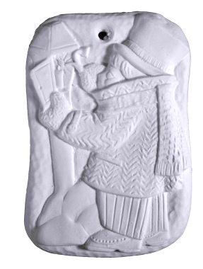 Caroler Lighting Candle Ornament