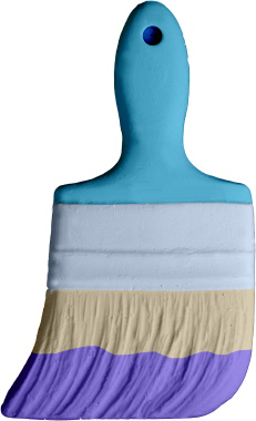 Paint Brush Ornament