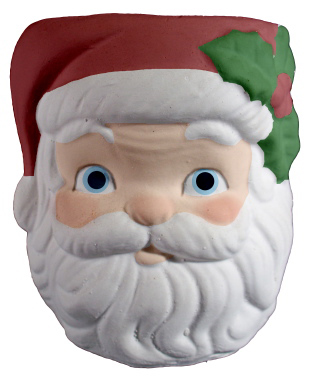 Santa Container Plaster Statue