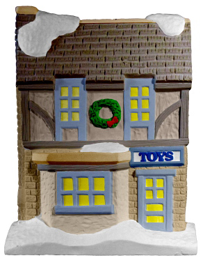 Toy Store Wall Plaster Plaque