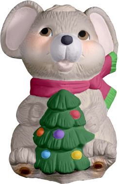 Mouse with Tree Statue