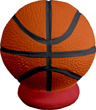 Basketball Plaster Pencil Holder