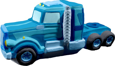 Truck Plaster Pencil Holder