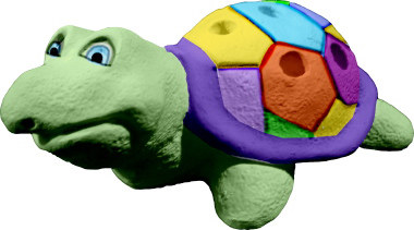 Turtle Plaster Pencil Holder