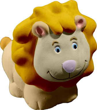 Leo the Lion Plaster Pencil Holder
