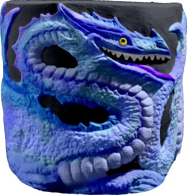 Dragon Plaster Pencil Holder