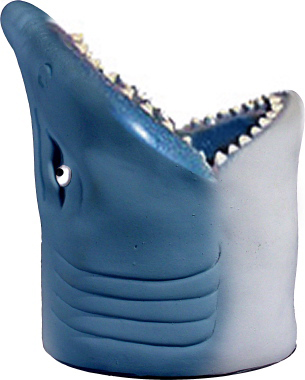 Shark Plaster Pencil Holder