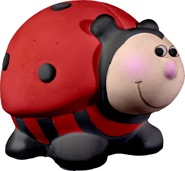 Round Ladybug Plaster Pencil Holder