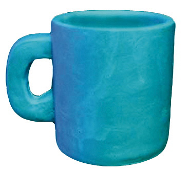 Plain Cup Plaster Pencil Holder