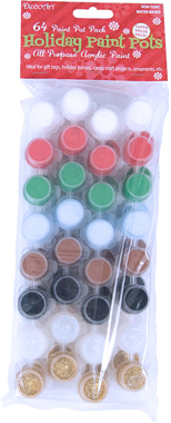 Americana Bulk Bagged 8-8 Paint Pots - DecoArt