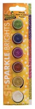 Craft Twinkles Paint Pots Sparkle Brights - DecoArt