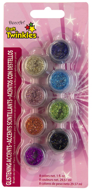 Craft Twinkles Paint Pots Glistening Accents - DecoArt