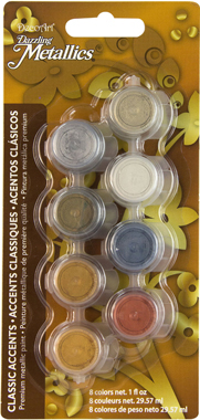 Dazzling Metallics Paint Pots Classic Accents - DecoArt