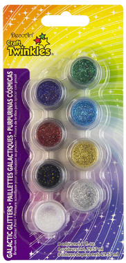 Craft Twinkles Paint Pots Galactic Glitters - DecoArt
