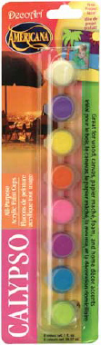 Calypso 8 Paint Pots - DecoArt Americana