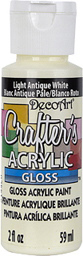 Crafters Acrylic Gloss Light Antique White DecoArt