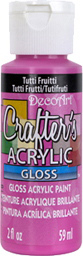 Crafters Acrylic Gloss Paint Tutti Fruitti DecoArt