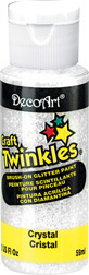 Craft Twinkles Glitter Paint Crystal 2 oz DecoArt