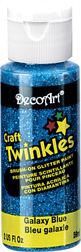 Craft Twinkles Glitter Paint Galaxy Blue 2 oz DecoArt