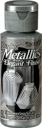Dazzling Metallics Paint Shimmering Silver DecoArt