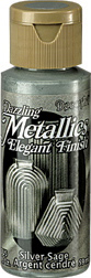 Dazzling Metallics Paint Silver Sage DecoArt
