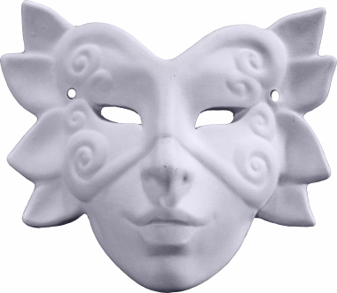Masquerade Mask Plaster Wall Plaque