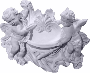 Gemini Twins Plaster Plaque medium