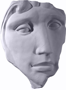 Davids Face Plaster Plaque