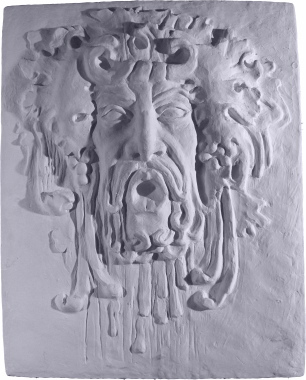 Winter Plaster Plaque Small