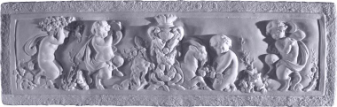 Cherub Frieze Plaster Plaque