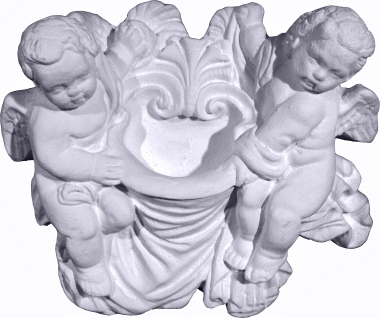 Gemini Twins Plaster Plaque Small