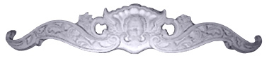 Cherub Door Scroll Plaster Plaque