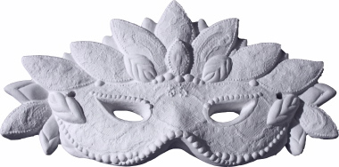 Mardi Gras Mask Plaster Plaque