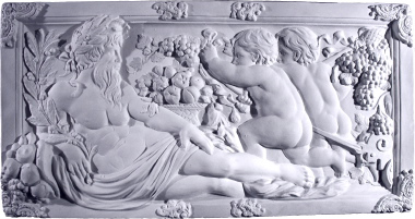 Greek God Plaster Plaque