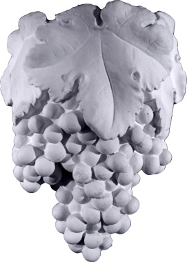Grape Plaster Wall Planter