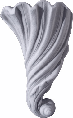 Swirl Plaster Wall Vase left