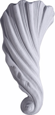 Swirl Plaster Wall Vase right