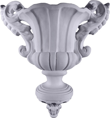 Trophy Plaster Wall Vase