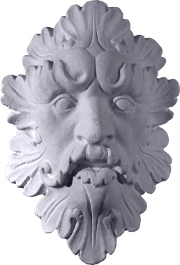 Leaf Man Plaster Plaque Small