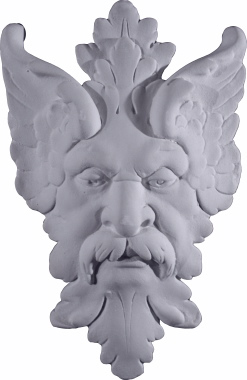 Winged God Plaster Plaque