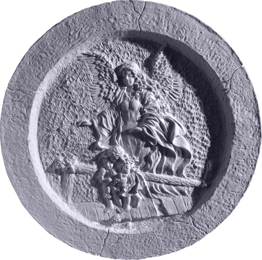 Childrens Angel Plaster Plaque