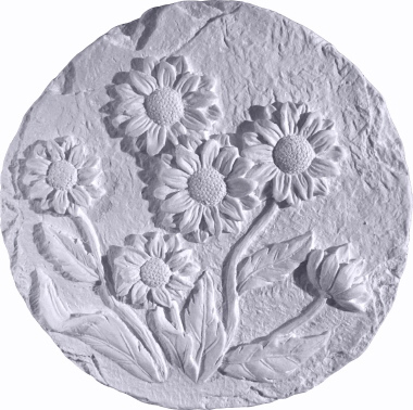 Daisies Plaster Plaque