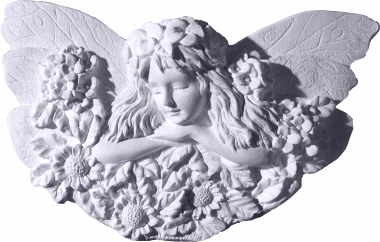 Fairy Blossom Plaster Plaque