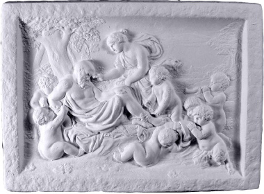Feast of Bacchus Plaster Plaque