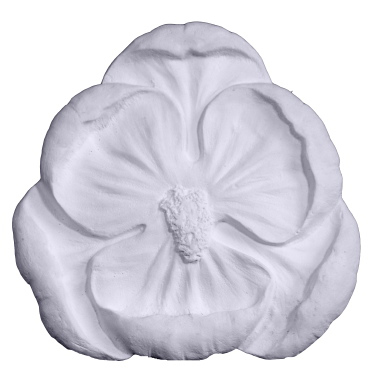 Pansy Plaster Plaque