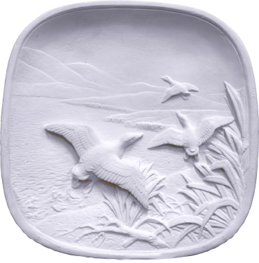 Ducks Flying Plate Plaque