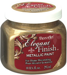 Elegant Finishes Metallic Paint Glorious Gold DecoArt